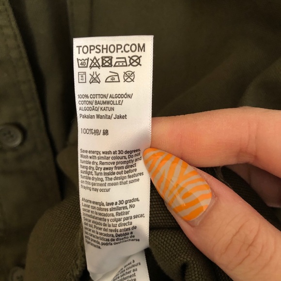 topshop cropped shacket/jacket - Picture 6 of 6